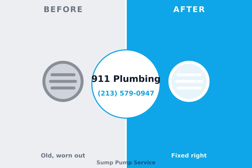 Before and after: plumbing company North Caldwell, NJ